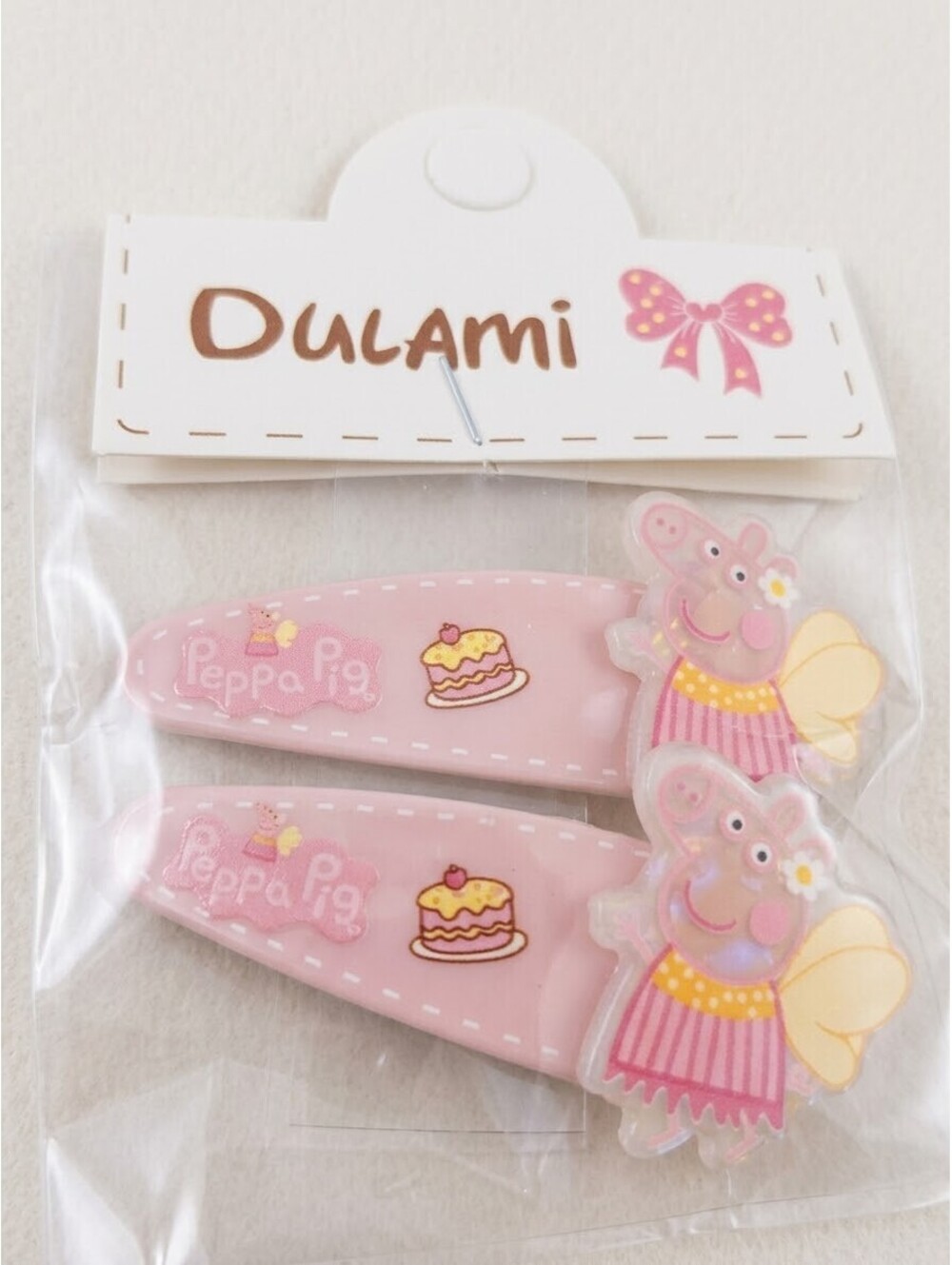 Dulami Peppa Pig Pink Hair Clip Set